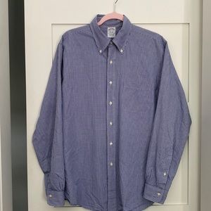 Brooks brothers - Mens blue gingham button down